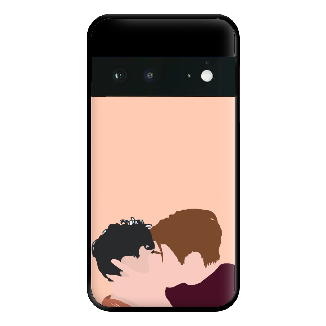 Nick And Charlie Kissing - Heart TV Phone Case for Google Pixel 6a