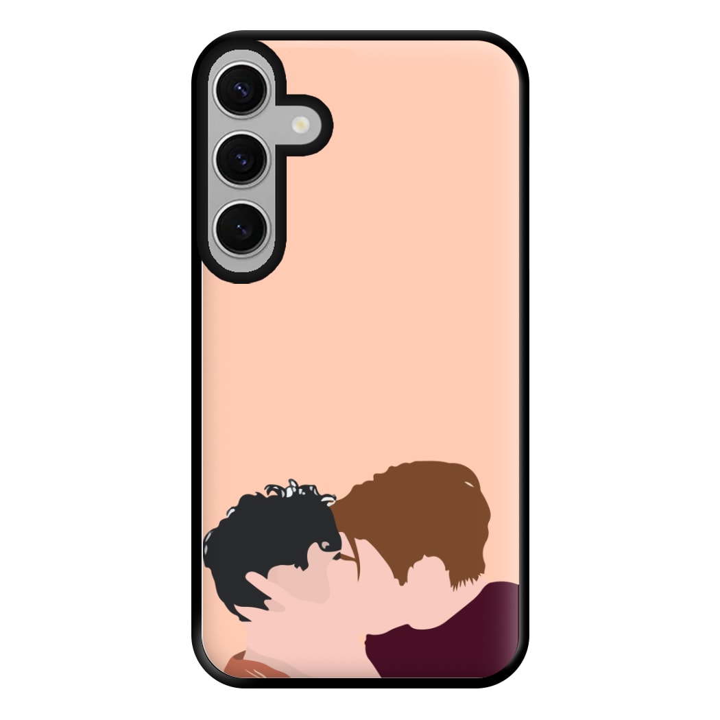 Nick And Charlie Kissing - Heart TV Phone Case for Galaxy S24FE