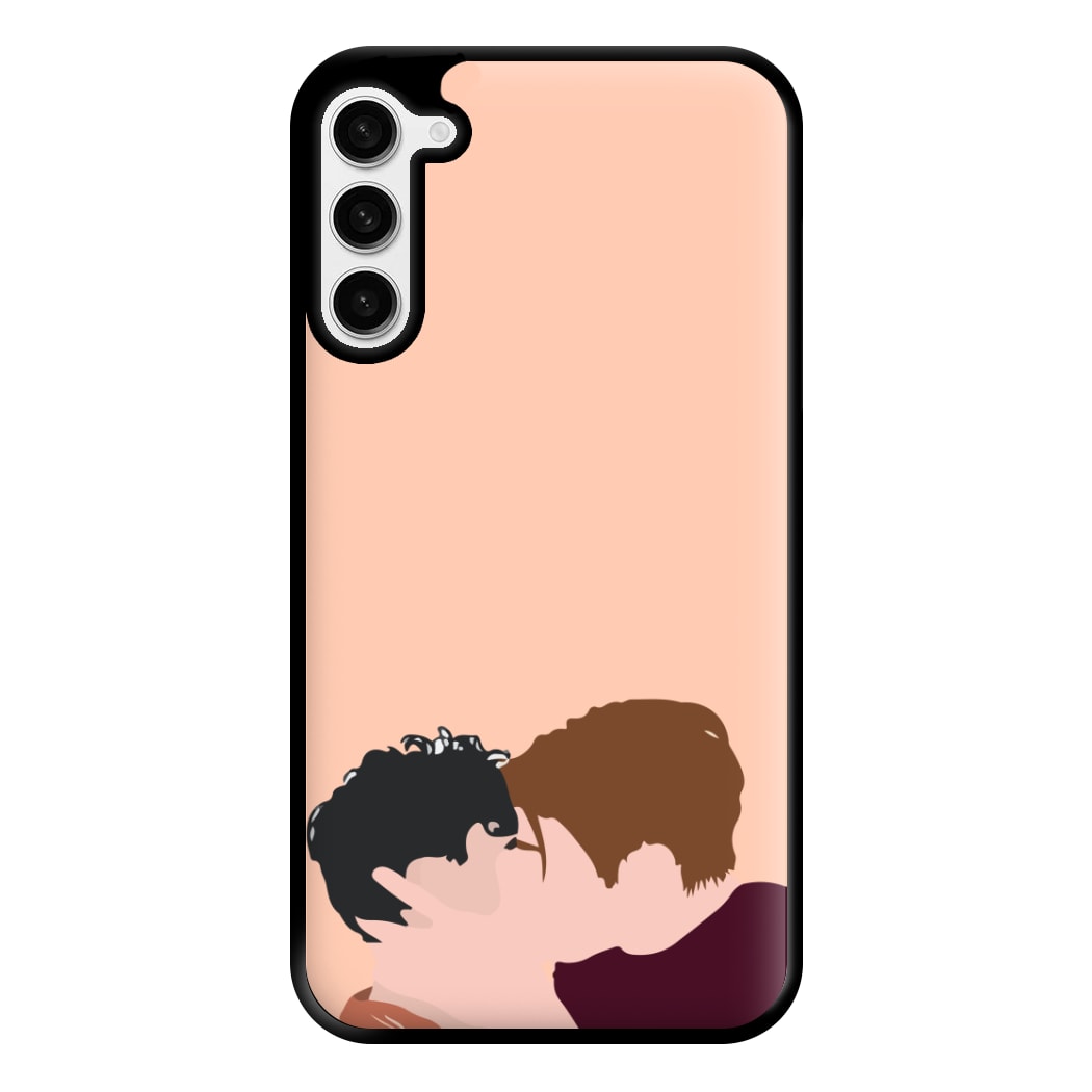 Nick And Charlie Kissing - Heart TV Phone Case for Galaxy S23 Plus