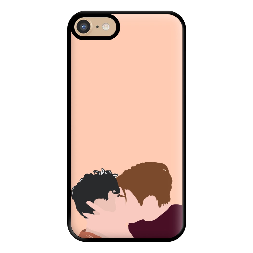 Nick And Charlie Kissing - Heart TV Phone Case for iPhone 6 / 7 / 8 / SE