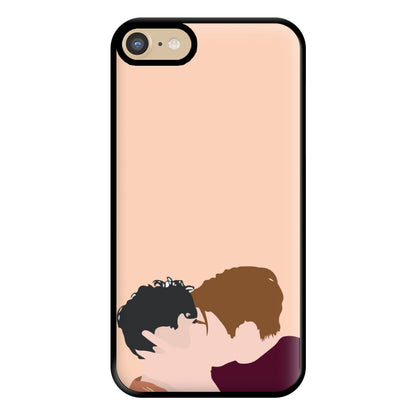 Nick And Charlie Kissing - Heart TV Phone Case for iPhone 6 / 7 / 8 / SE