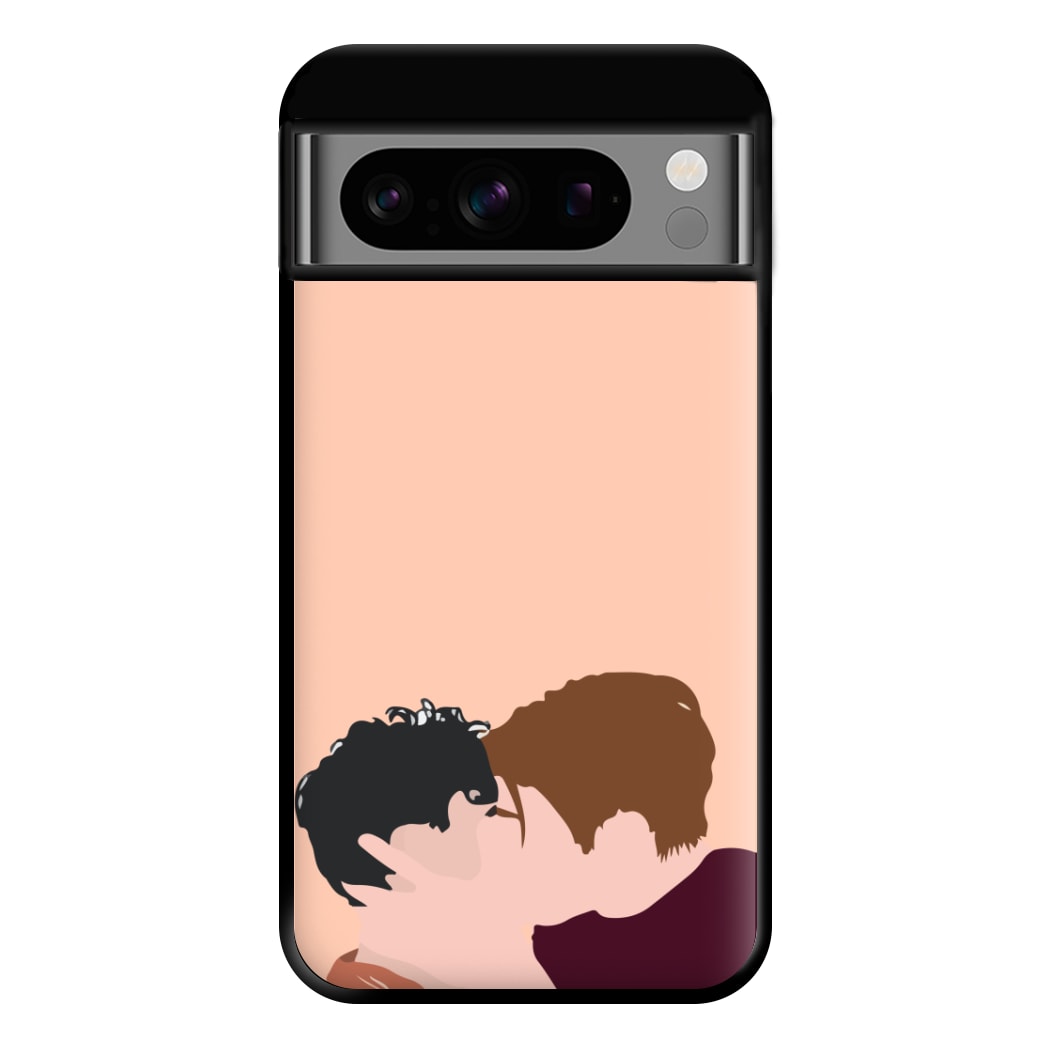 Nick And Charlie Kissing - Heart TV Phone Case for Google Pixel 8 Pro