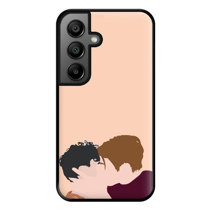 Nick And Charlie Kissing - Heart TV Phone Case for Google Pixel 8