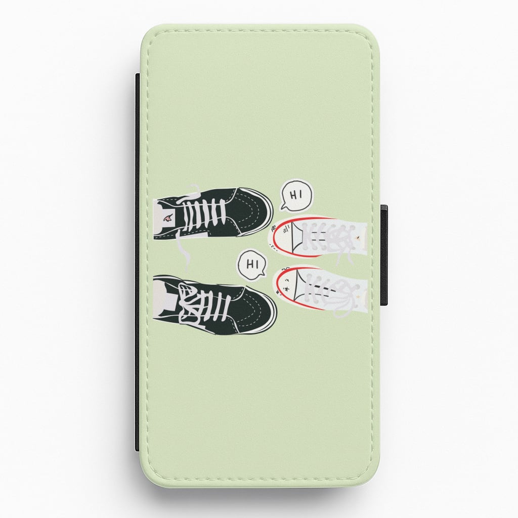 Hi - Heart TV Flip / Wallet Phone Case
