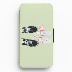 Hi - Heart TV Flip / Wallet Phone Case