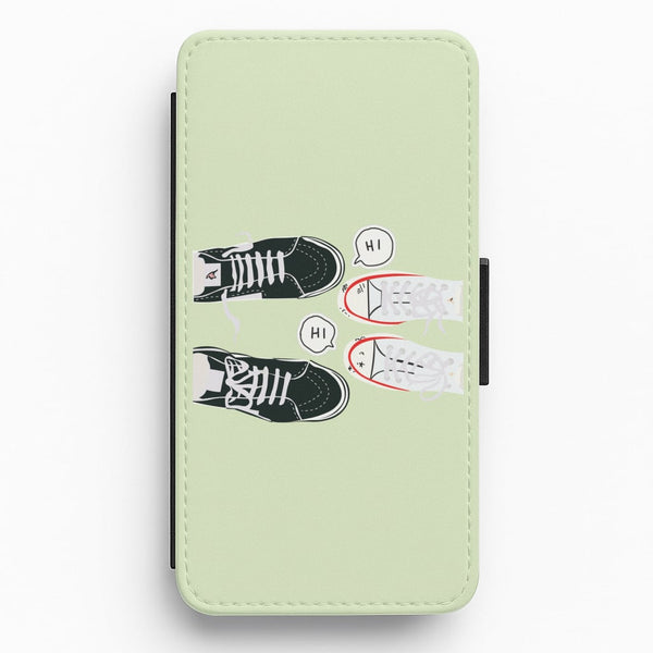 Hi - Heart TV Flip / Wallet Phone Case