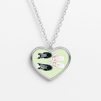 Hi - Heart TV Heart Necklace