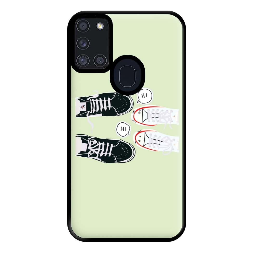 Hi - Heart TV Phone Case for Galaxy A21s