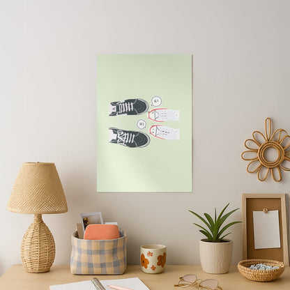 Hi - Heart TV Art Print