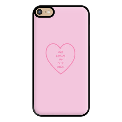 Nick , Charlie , Tao , Elle , Darcy - Heart TV Phone Case for iPhone 6 Plus / 7 Plus / 8 Plus