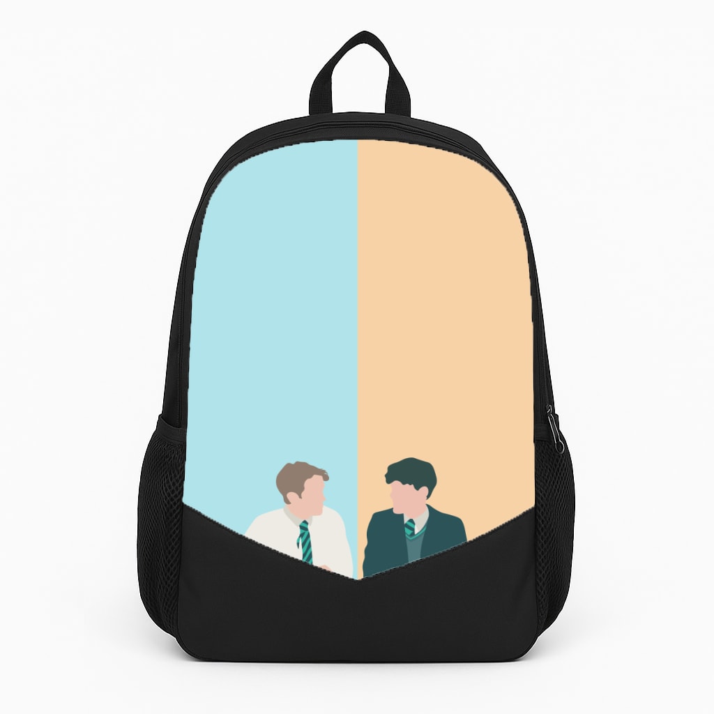 Blue And Yellow - Heart TV Backpack
