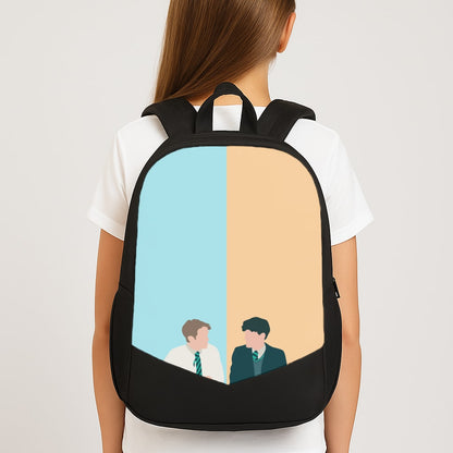 Blue And Yellow - Heart TV Backpack