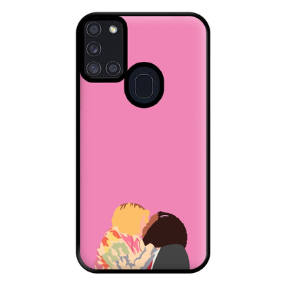 Tara And Darcy - Heart TV Phone Case for Galaxy A21s