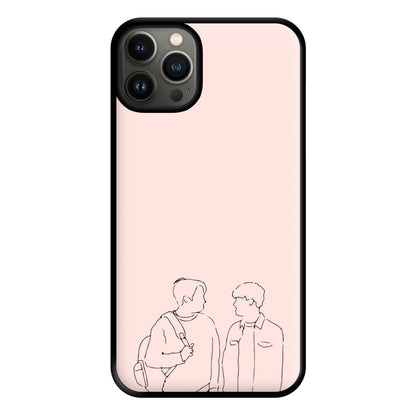 Outline - Heart TV Phone Case for iPhone 13