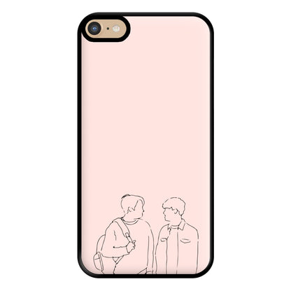 Outline - Heart TV Phone Case for iPhone 6 Plus / 7 Plus / 8 Plus