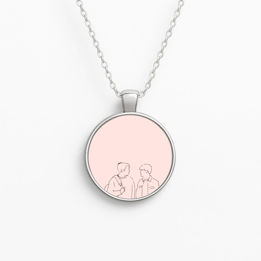 Outline - Heart TV Necklace