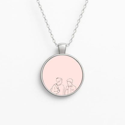 Outline - Heart TV Necklace