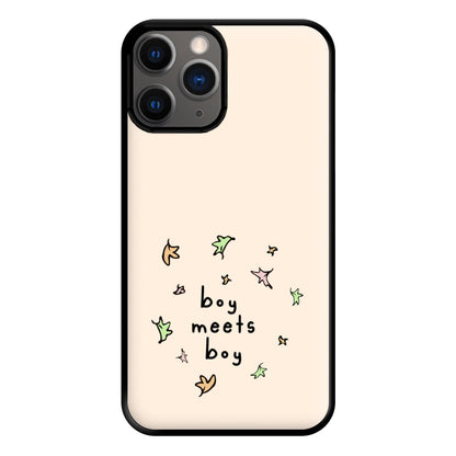 Boy Meets Boy - Heart TV Phone Case for iPhone 12 Pro Max