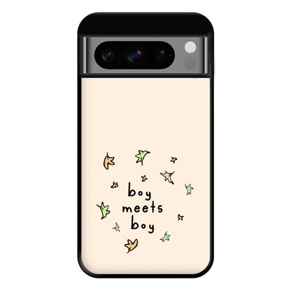 Boy Meets Boy - Heart TV Phone Case for Google Pixel 8 Pro