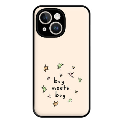 Boy Meets Boy - Heart TV Phone Case for iPhone 14 Plus