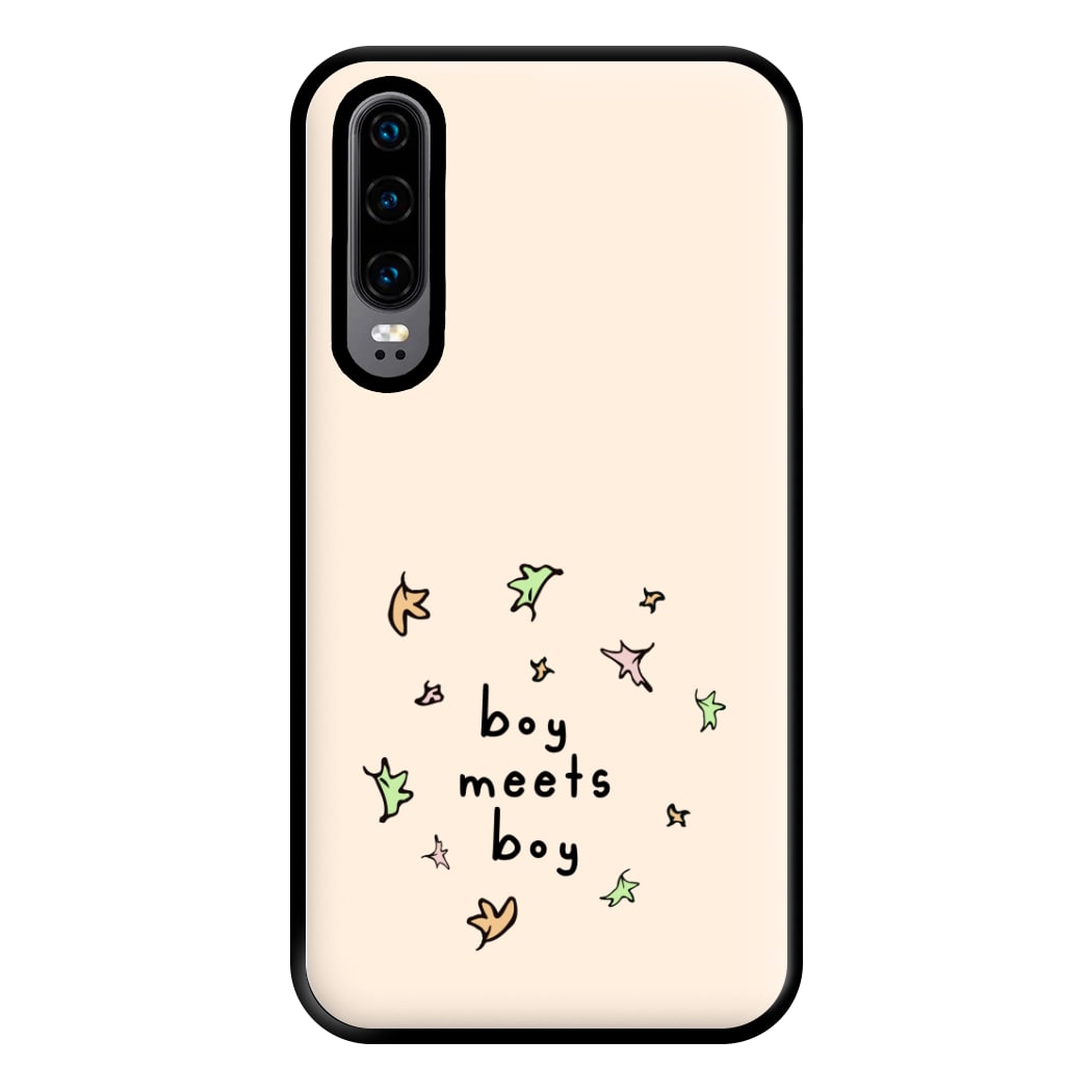 Boy Meets Boy - Heart TV Phone Case for Huawei P30