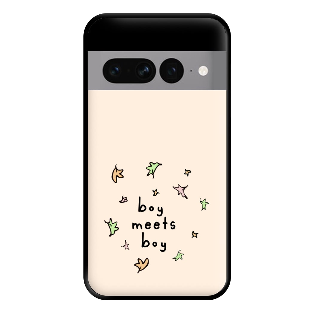 Boy Meets Boy - Heart TV Phone Case for Google Pixel 7 Pro