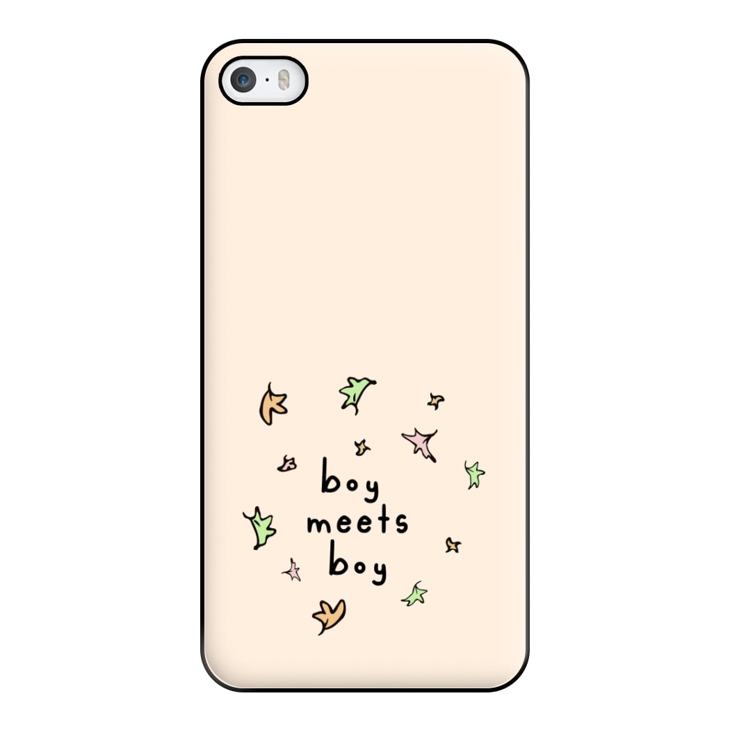 Boy Meets Boy - Heart TV Phone Case for iPhone 5 / 5s / SE 2016