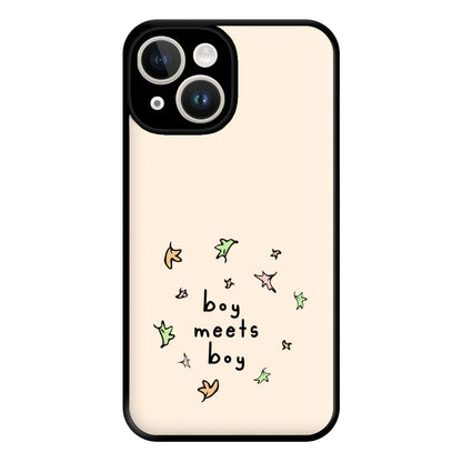 Boy Meets Boy - Heart TV Phone Case for iPhone 14