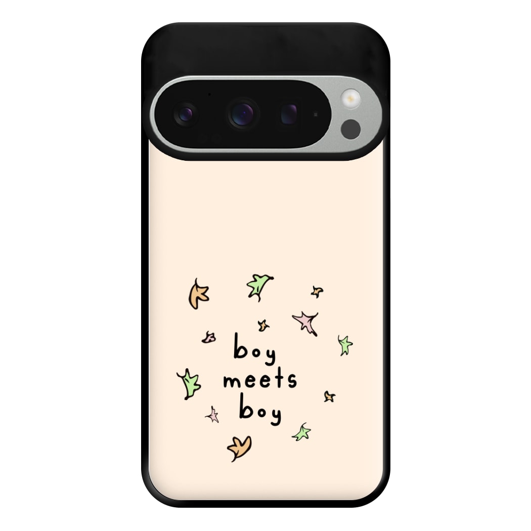 Boy Meets Boy - Heart TV Phone Case for Google Pixel 9 Pro XL