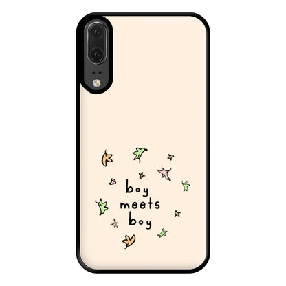 Boy Meets Boy - Heart TV Phone Case for Huawei P20