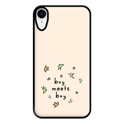 Boy Meets Boy - Heart TV Phone Case for iPhone XR