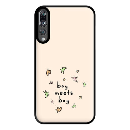 Boy Meets Boy - Heart TV Phone Case for Huawei P20 Pro