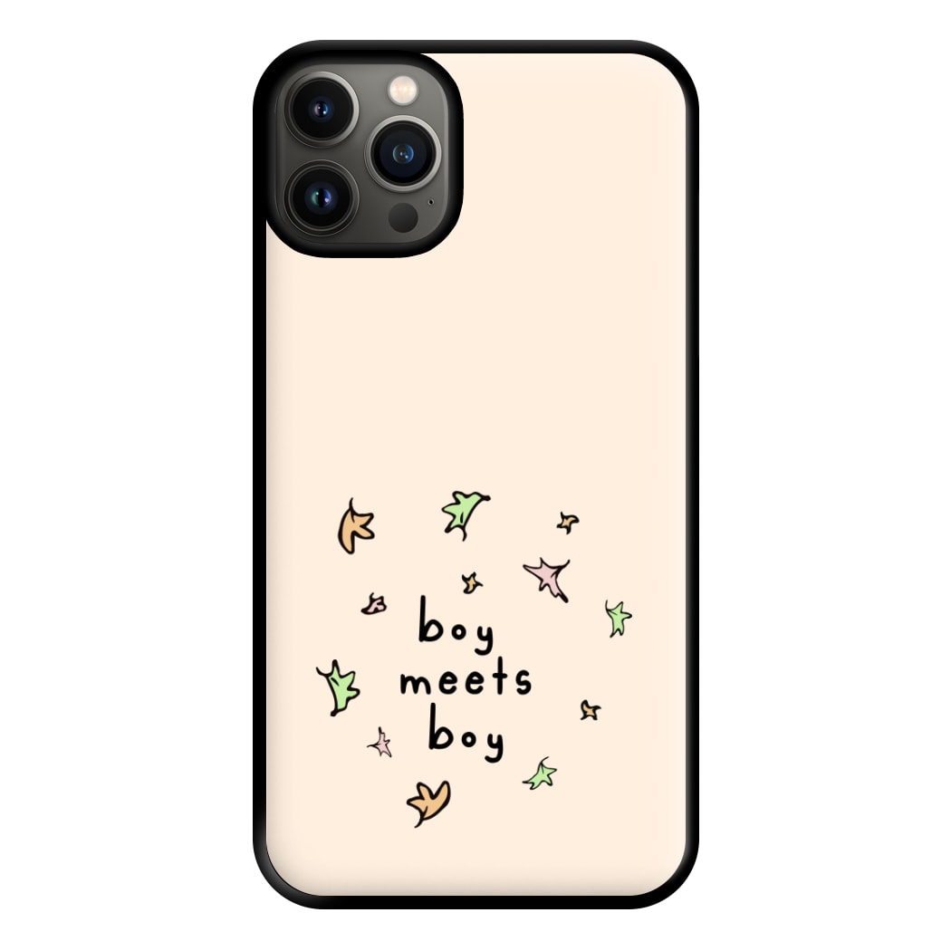 Boy Meets Boy - Heart TV Phone Case for iPhone 13