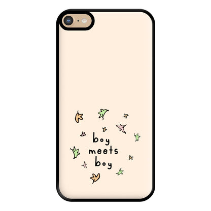 Boy Meets Boy - Heart TV Phone Case for iPhone 6 Plus / 7 Plus / 8 Plus