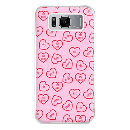 Hot Girl Summer Hearts Pattern Phone Case for Galaxy S8 Plus