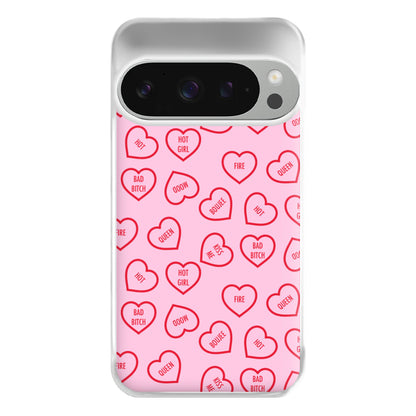 Hot Girl Summer Hearts Pattern Phone Case for Google Pixel 9 Pro XL