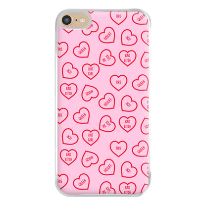 Hot Girl Summer Hearts Pattern Phone Case for iPhone 6 Plus / 7 Plus / 8 Plus