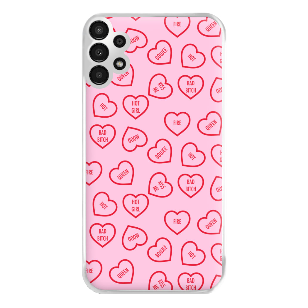 Hot Girl Summer Hearts Pattern Phone Case for Galaxy A13