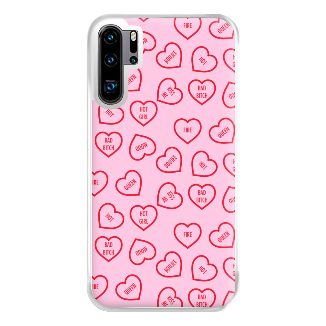 Hot Girl Summer Hearts Pattern Phone Case for Huawei P30 Pro