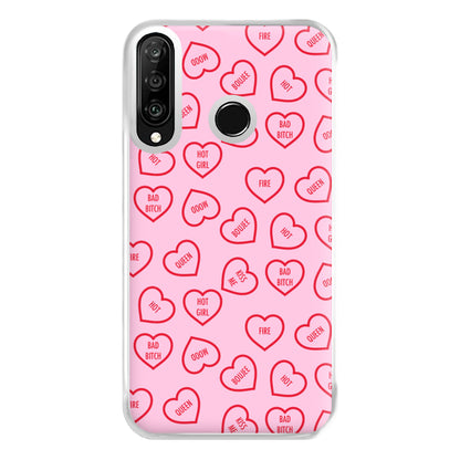 Hot Girl Summer Hearts Pattern Phone Case for Huawei P30 Lite