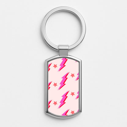 Lightning - Hot Girl Summer Silver Keyring