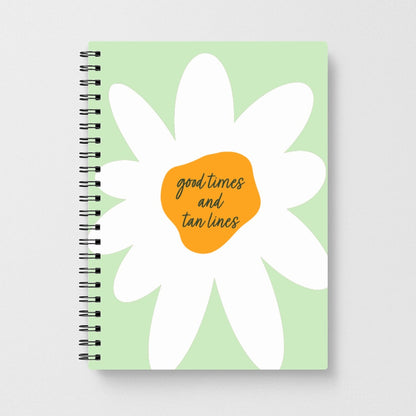 Good Times and Tan Lines Notebook