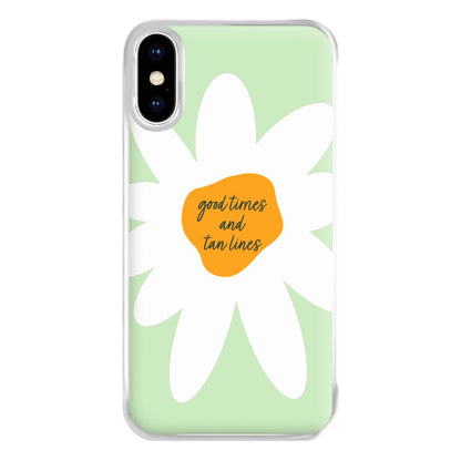 Good Times and Tan Lines Phone Case for iPhone XS Max