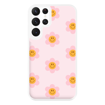 Flower Pattern - Hot Girl Summer Phone Case for Galaxy S22 Ultra