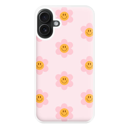 Flower Pattern - Hot Girl Summer Phone Case for iPhone 16 Plus