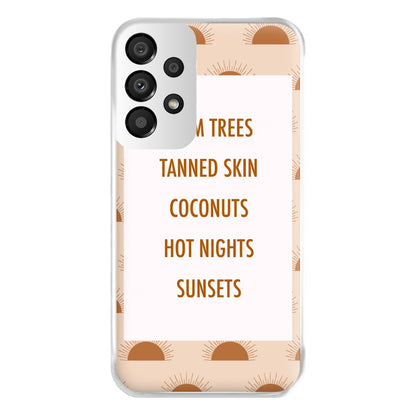 Summers Best Bits - Hot Girl Summer Phone Case for Galaxy A33