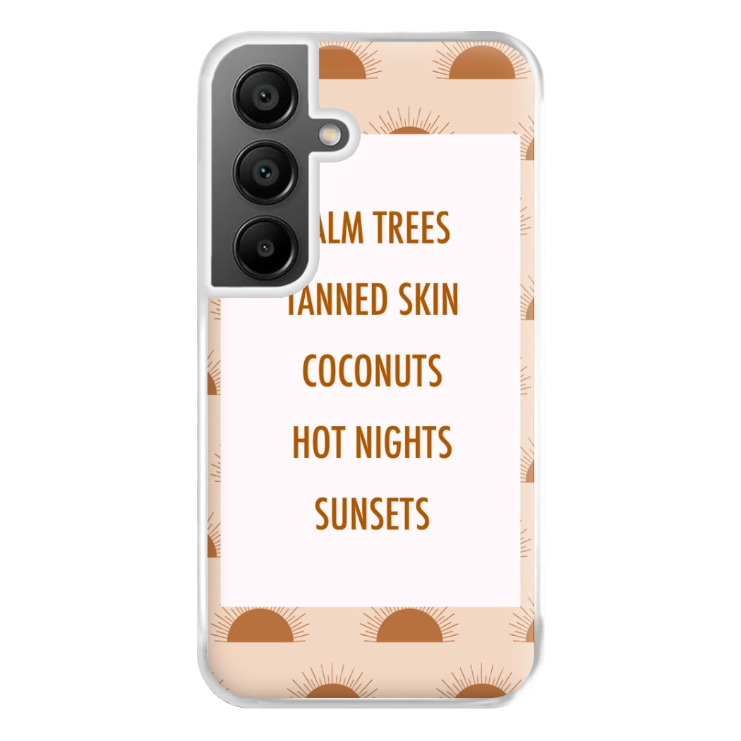 Summers Best Bits - Hot Girl Summer Phone Case for Galaxy A55