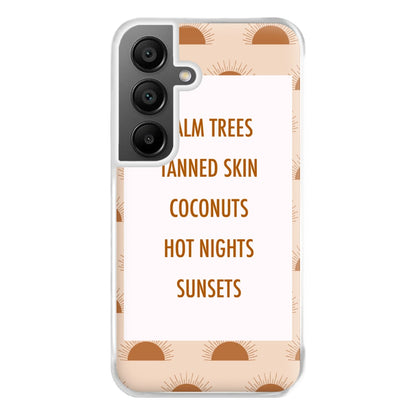 Summers Best Bits - Hot Girl Summer Phone Case for Galaxy A55