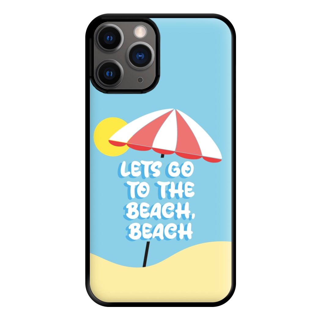 Lets Go To The Beach - Summer Quotes Phone Case for iPhone 12 Pro Max