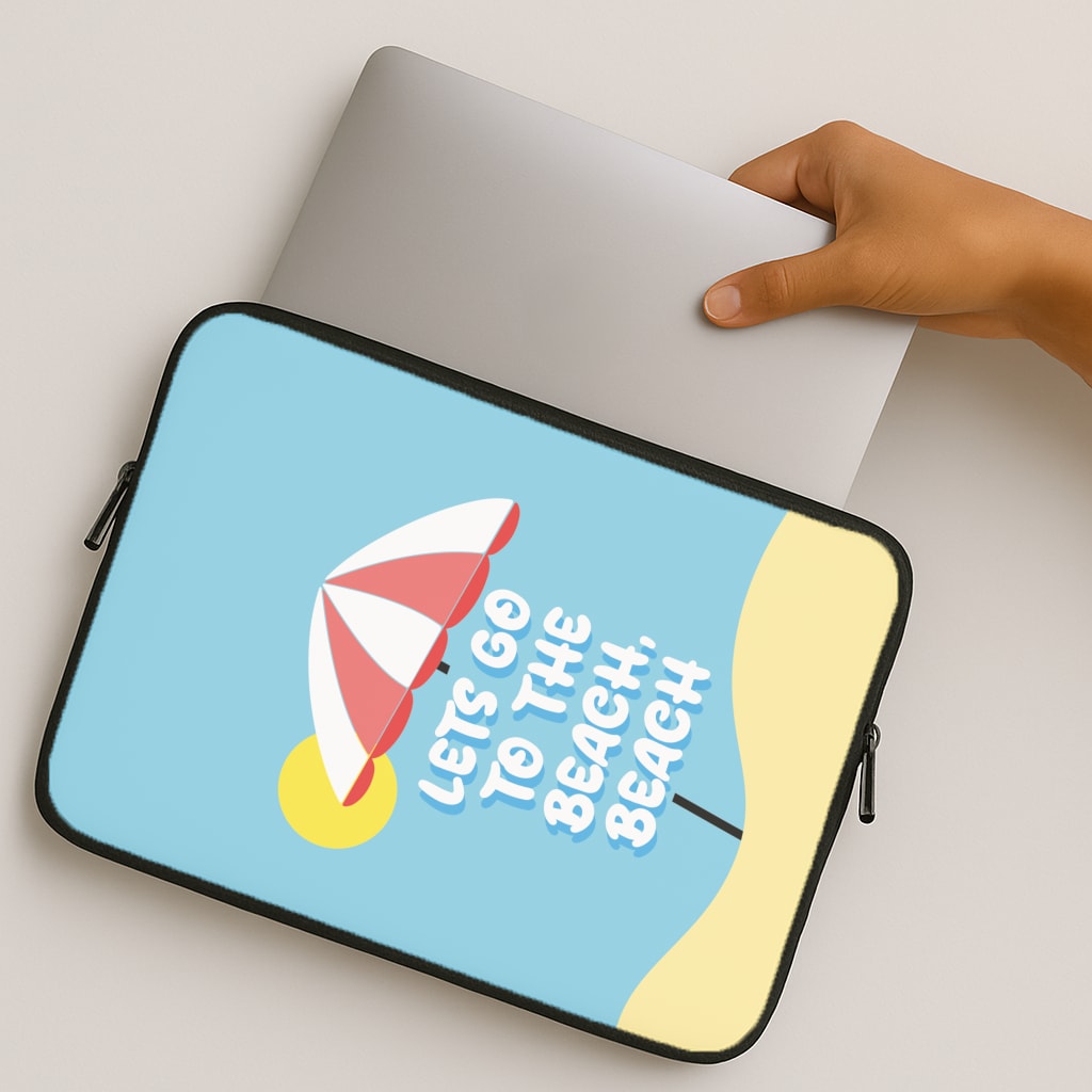 Lets Go To The Beach - Summer Quotes MacBook Case